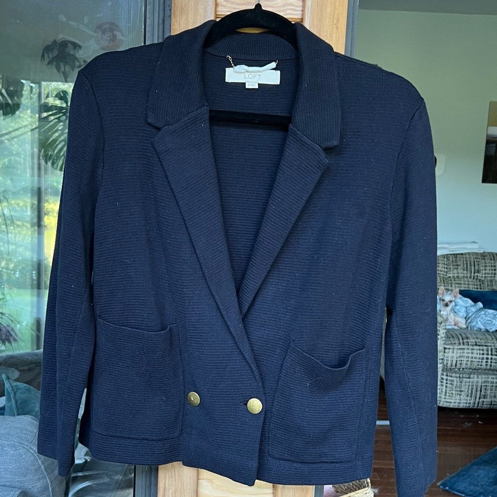 LOFT Double Breasted Cardigan NWOT